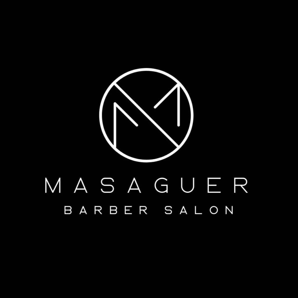 Masaguer barber salón logo